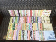 HUGE 6x6 SCRAPBOOK PAPER LOT B 200 sheets Many Themes  Patterns NEW