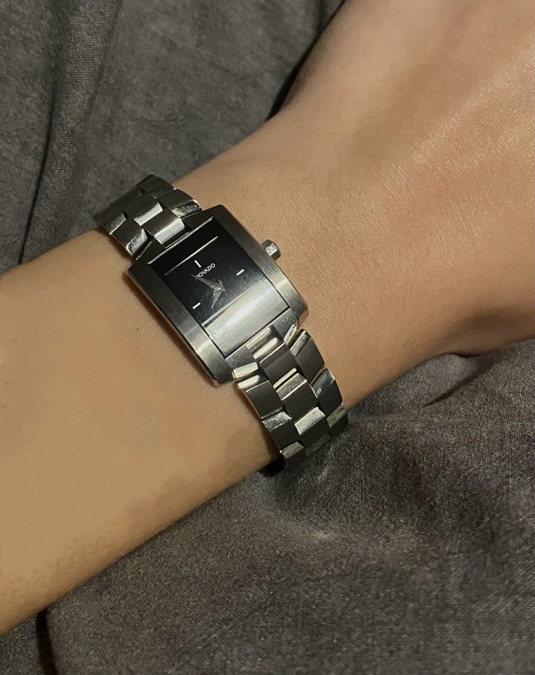 Movado Ladies Eliro Museum Black Dial Stainless Steel Bracelet Watch 84C1415 - image 3 of 4