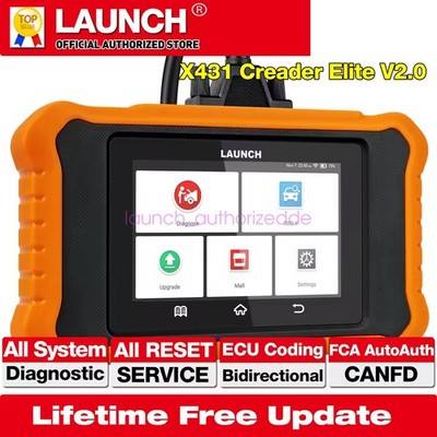 LAUNCH Creader Elite 2.0 KFZ OBD2 Diagnosegerät ALLE SYSTEM Für Audi V.W Skoda