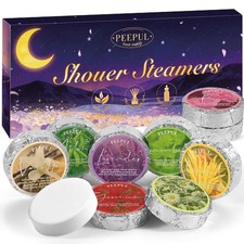 Aromatherapy Shower Steamers for Women - Deep Relaxation Gift Set 10 Pack