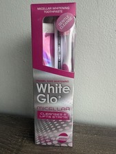 WHITE GLO -Micellar Teeth Whitening Toothpaste 150 g ENAMEL SAFE -EXP: Jul 2027