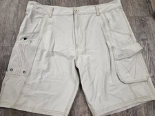 AFTCO Stone Big Guy Stealth Fishing Shorts Cargo Size 40