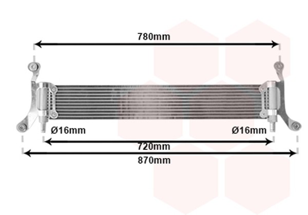 VAN Wezel MotorküHler WasserküHler 58002278 FüR VW Touareg 7LA 7L6 7L7 TDI R50-image
