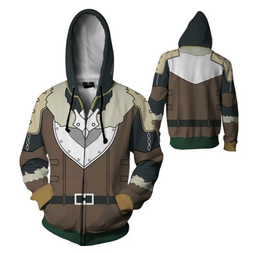 The Rising of the Shield Hero 3D Hoodies Naofumi Iwatani Sweatshirts Jacket Coat - Picture 3 of 32