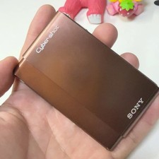 Sony Cyber Shot DSC-T77 Digital Camera 10.1MP 4x Optical Zoom Brown W/Charger