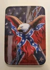 COLORIZED BALD EAGLE ON FLAG 1 OZ .999 Fine Silver Art Bar #5 OF 100 L/E  COA