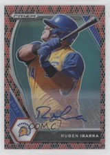 2021 Panini Prizm Draft Picks Snakeskin 1/15 Ruben Ibarra #PDP119 Auto nd3