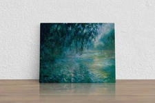 Claude Monet "Morning on the Seine in the Rain" Canvas Print Wall Art Home Decor
