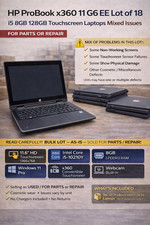 HP ProBook x360 11 G6 EE Partia 18 i5 8GB 128GB Ekran dotykowy Laptopy Mieszane problemy