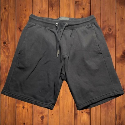 George Shorts Herren klein schwarz Kordelzug Taille Freizeit entspannte Passform