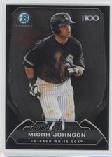 2014 Bowman Bowman's Top 100 Prospects Chrome Micah Johnson #BTP-71 fm0