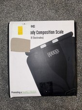 Posture Scale for Body Weight and Fat Percentage, 8 Electrodes Larger Platform