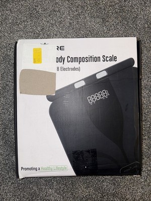 Posture Scale for Body Weight and Fat Percentage, 8 Electrodes Larger Platform
