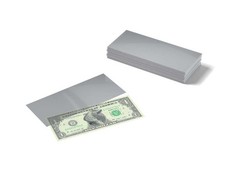 Prophila Collection Currency Sleeves - Large Bill, 100 Schutzh&uuml;llen f&uuml;r gro&szlig;e Ba