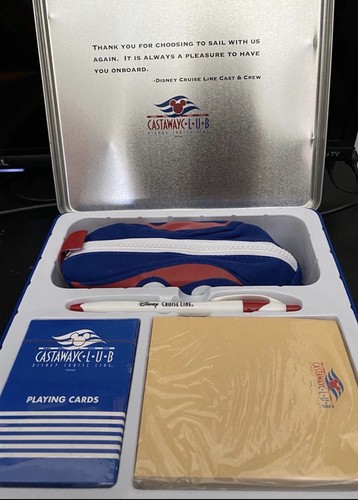 Disney Cruise Line Castaway Club 2014 Member Gift Set RARE Vintage Collectible