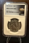 NGC 1962-D Franklin Half Dollar 50C Brilliant Unc BU Cert# 8697737-111 NCG