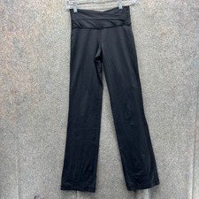 Lululemon Pants Women 2 Black Groove Pant Flared Yoga Luon High Rise Stretch