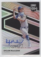 2020 Panini Elite Extra Edition Signatures Dylan MacLean #122 Auto 0b7v