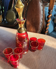 Set liquori Murano vintage