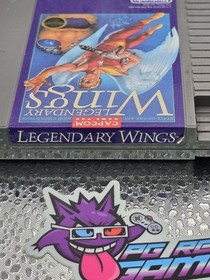 Nintendo NES Legendary Wings Cleaned Tested Working