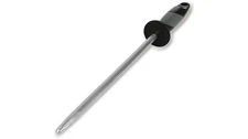 AccuSharp Butcher Steel Knife Sharpening Rod Black Composition Handle - 032C