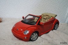 Autoart VW New Beetle Cabriolet 1 18 Miniature Car Red Volkswagen