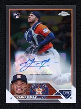 2023 Topps Chrome Update Auto Yainer Diaz #AC-YAD Auto 13tw