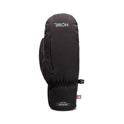 Howl Pocket Heavyweight Snowboard Mitts, Unisex Large, Black New