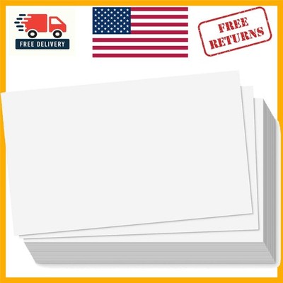 High-Quality 3x5  Blank Postcard Set - 100 Matte Cards for Crafting & Mailing
