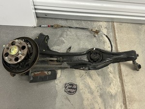 88-91 Civic CRX OE passenger right rear back trailing arm knuckle spindle brake