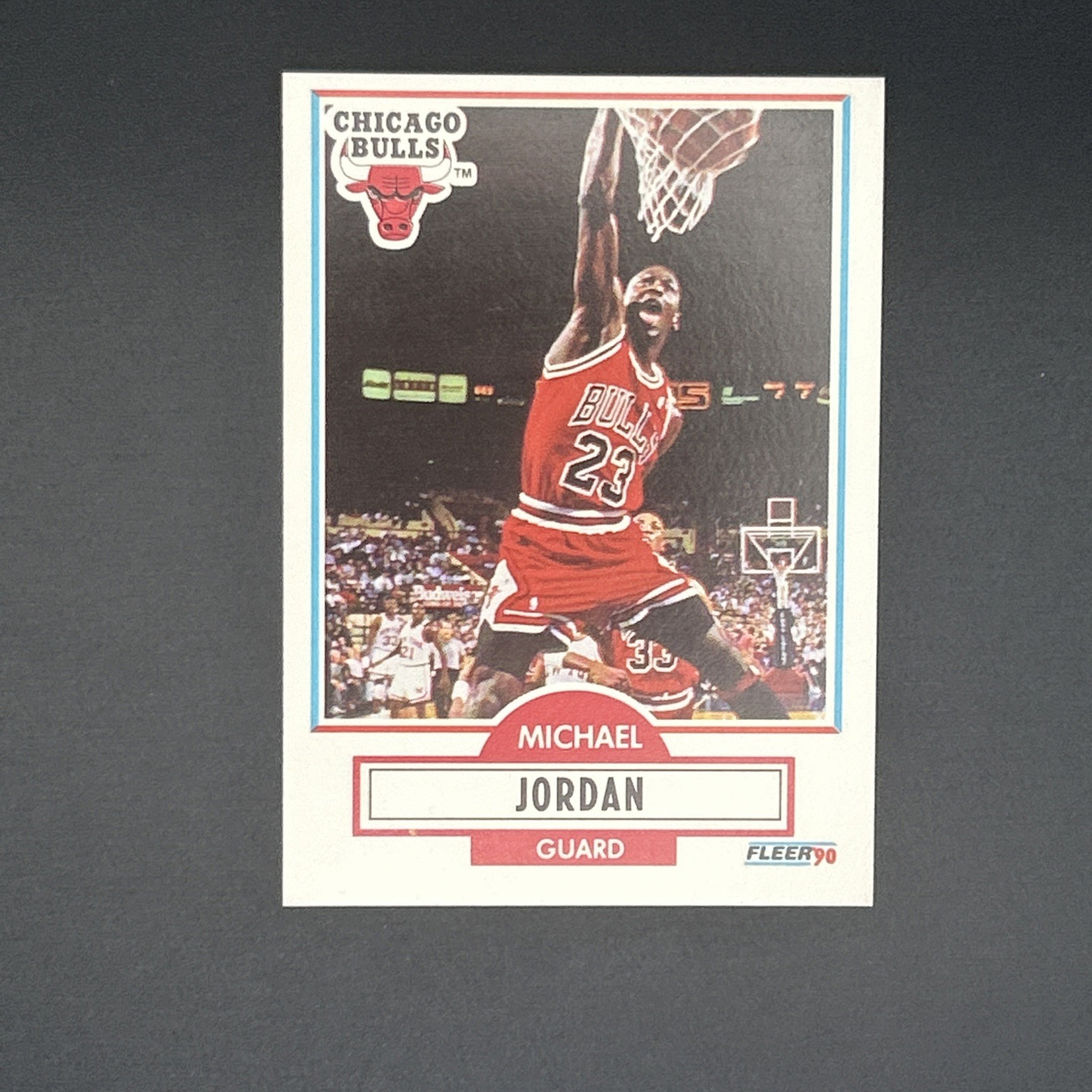 1990-91 Fleer #26 Michael Jordan Chicago Bulls HOF MVP North Carolina Tarheels