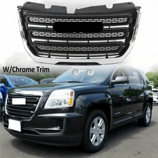 For GMC Terrain SLE 2016-2017 23379208 Front Bumper Grille Black w/Chrome Trim