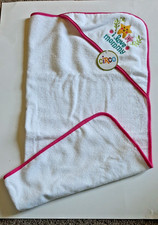 NWT Circo " I Love Mommy" HOODED BABY BATH TOWEL 100 Cotton 29X29 Embroidery