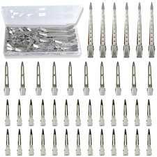 42Pcs Styling Hair Clips Set: Silver Metal Duck Billed Clips for Women's Hair...