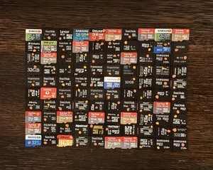 100x Micro SD Cards Lot-Mixed Sizes & Brands-Untested/For Parts-As Is-No Refund