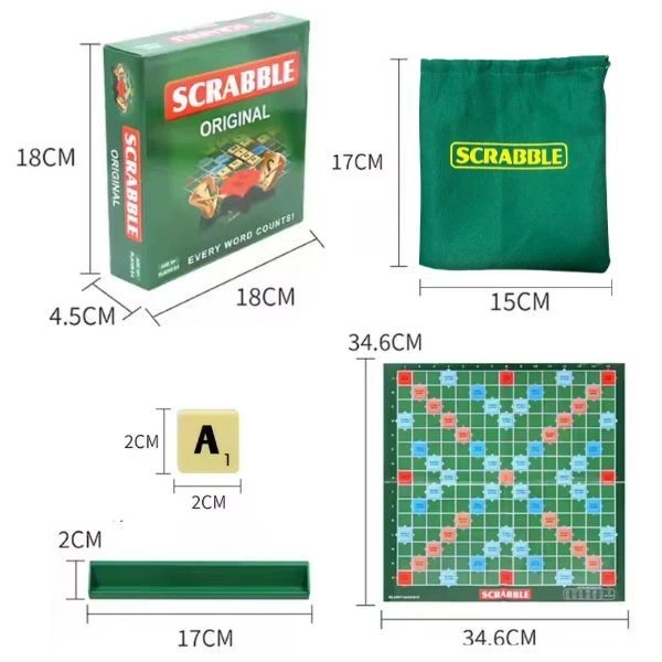 New & Sealed Original Scrabble Board Game Family Kids Adults Educational Toys - Image 4 of 4