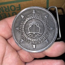 Vintage Harry Lundberg Old Rare Antique Belt Buckle Fast Free Shipping In Usa