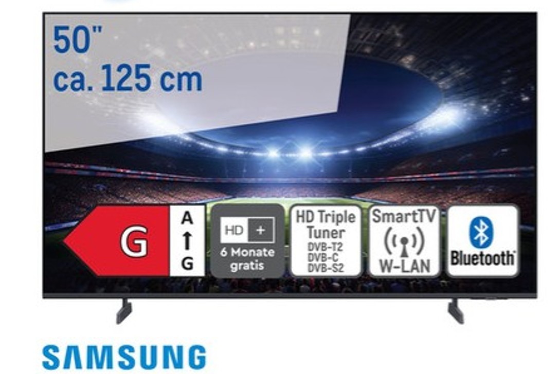 Samsung 50" 4K UHD LED Smart TV GU50U7079 HDR10+ 5 Jahre Garantie