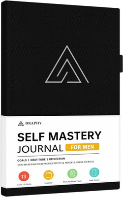 Self-Mastery Journal for Men - Gratitude and Productivity Journal for More Happi