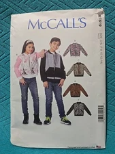 McCall's M7619  CHJ - Children's Jacket Patterns - Size 7-14 New Uncut 