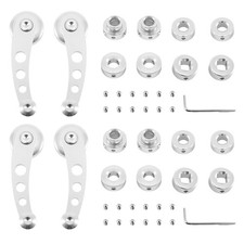 4pcs Billet Aluminum Window Crank Handle Winders Car Truck Glass Door Universal