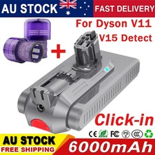 8000mAh 25.2V Battery For Dyson V11 Click in SV15 SV16 SV17 SV29 V15 Detect New