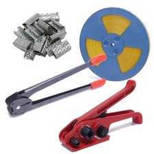 All-in-One Strapping Kit: Tensioner, 3200" PP Band, 100 Seals, Sealer Tools