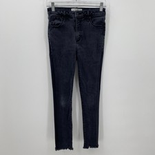 Abercrombie  Fitch Jeans Super Skinny Ankle High Rise Black Size 27/4R Womens