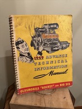 1949 Oldsmobile Technical Information Manual Rocket Big Six Vintage Book