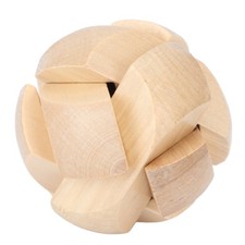 Wooden Brain Teaser Puzzles Football Shape Preventing Alzheimer Unlock Interl