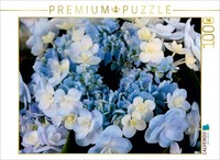 Calvendo Puzzle Hellblaue Hortensie 1000 Teile Puzzle Quer | 1000 Teile Lege-Grö