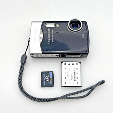 OLYMPUS Stylus 850 SW 8MP 3X Optical Zoom Orange Digital Camera C/1GB SD/W.Batt