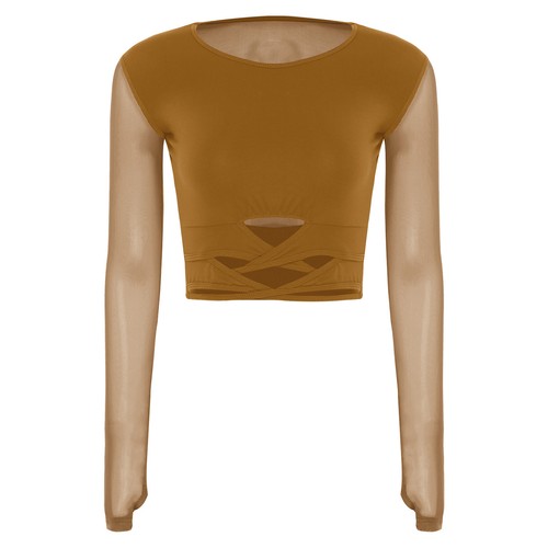 Mädchen Tanzkleidung Ballett Crop Tops Leistung Das T-Shirt Wettbewerbe Walzer - Picture 19 of 42