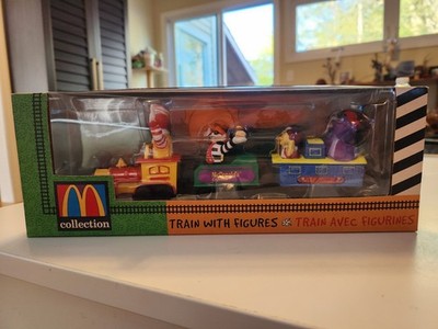 Vintage 1998 McDonalds ERTL H850 Diecast Train Cars With Figures Set NIB!